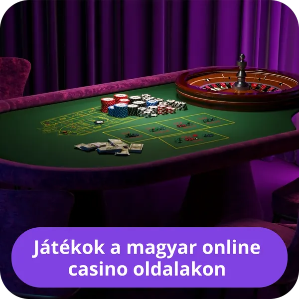 Játékok a magyar online casino oldalakon